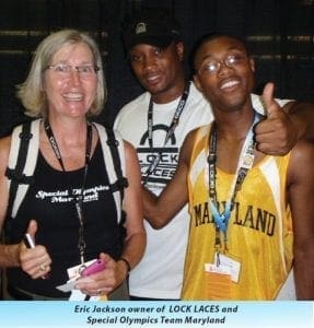 Eric Jackson owner of LOCK LACES and Special Olympics Team Maryland