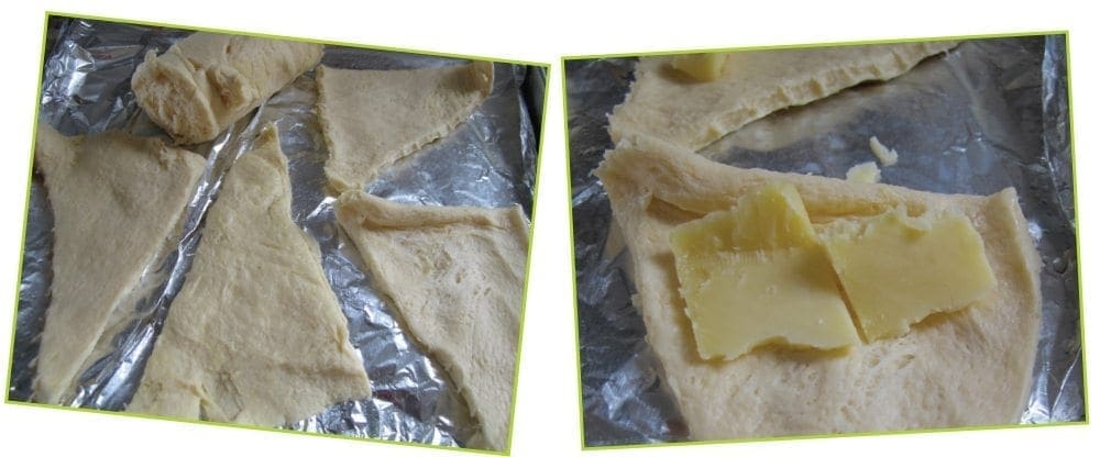 Ham and Cheese Croissants Step 1-2