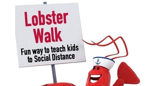 Teach Your Kids to Social Distance With the Help of a Lobster