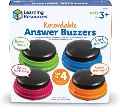 Learning Resources Recordable Answer Buzzers